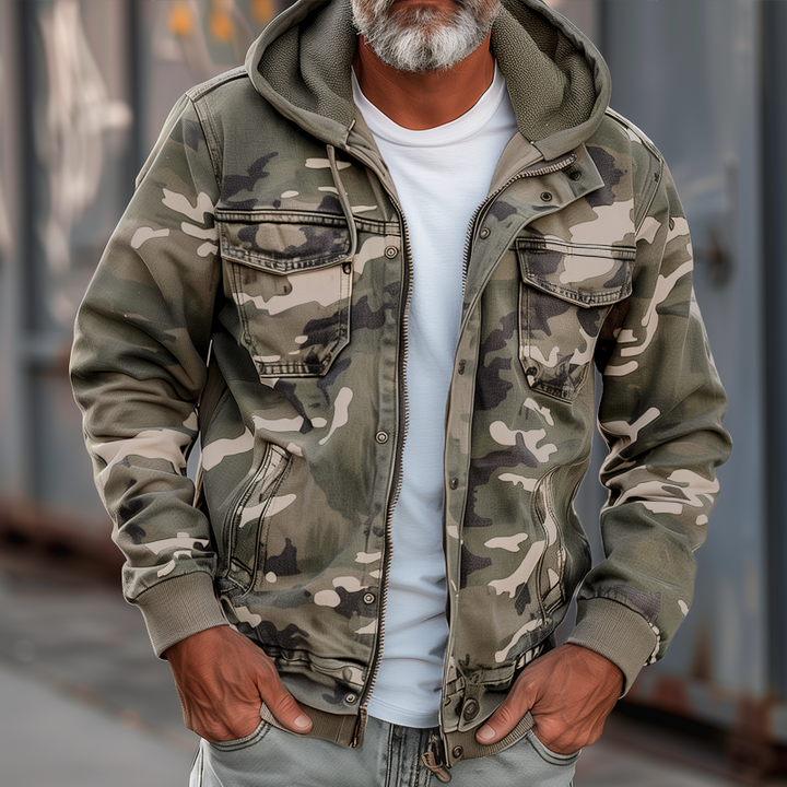 Fabian | giacca cargo camouflage elegante