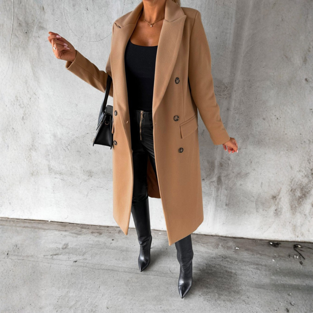 Alessandra | Cappotto Lungo Elegante e Raffinato