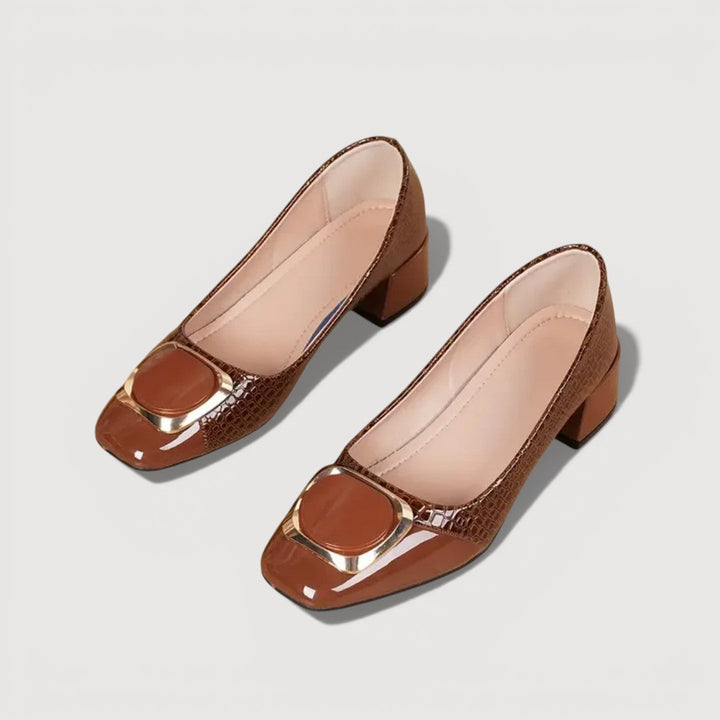 Valentina | Tacchi a Blocco Croco