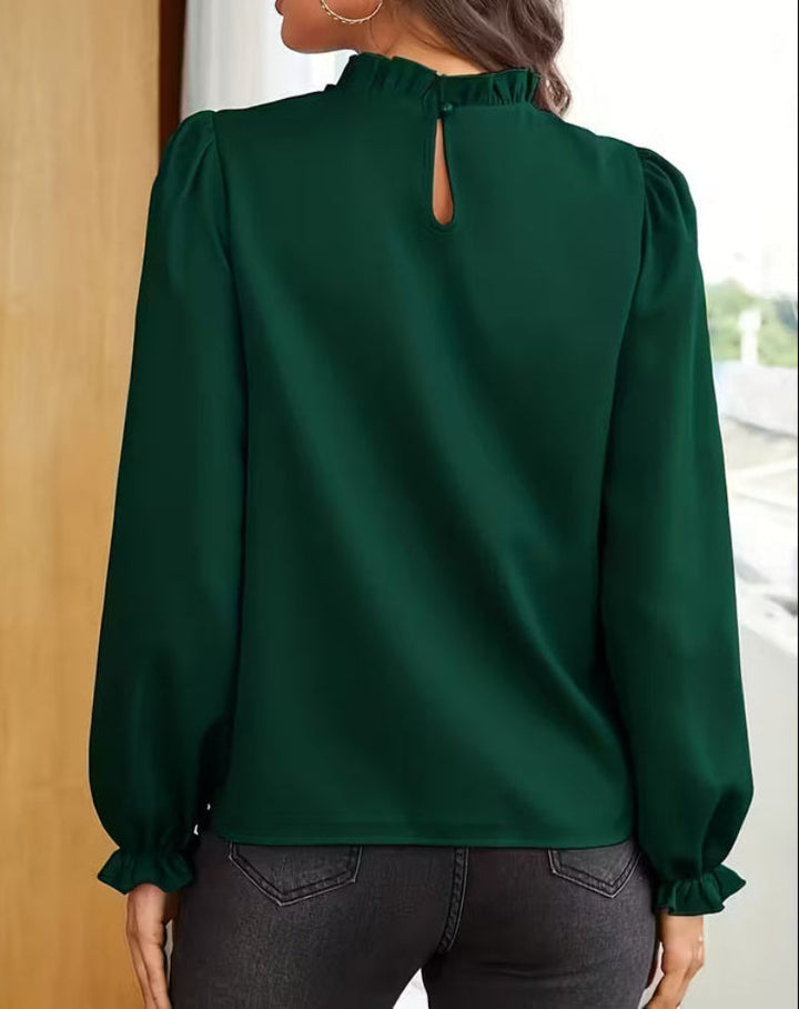 Viola | Blusa Elegante con Maniche a Sbuffo