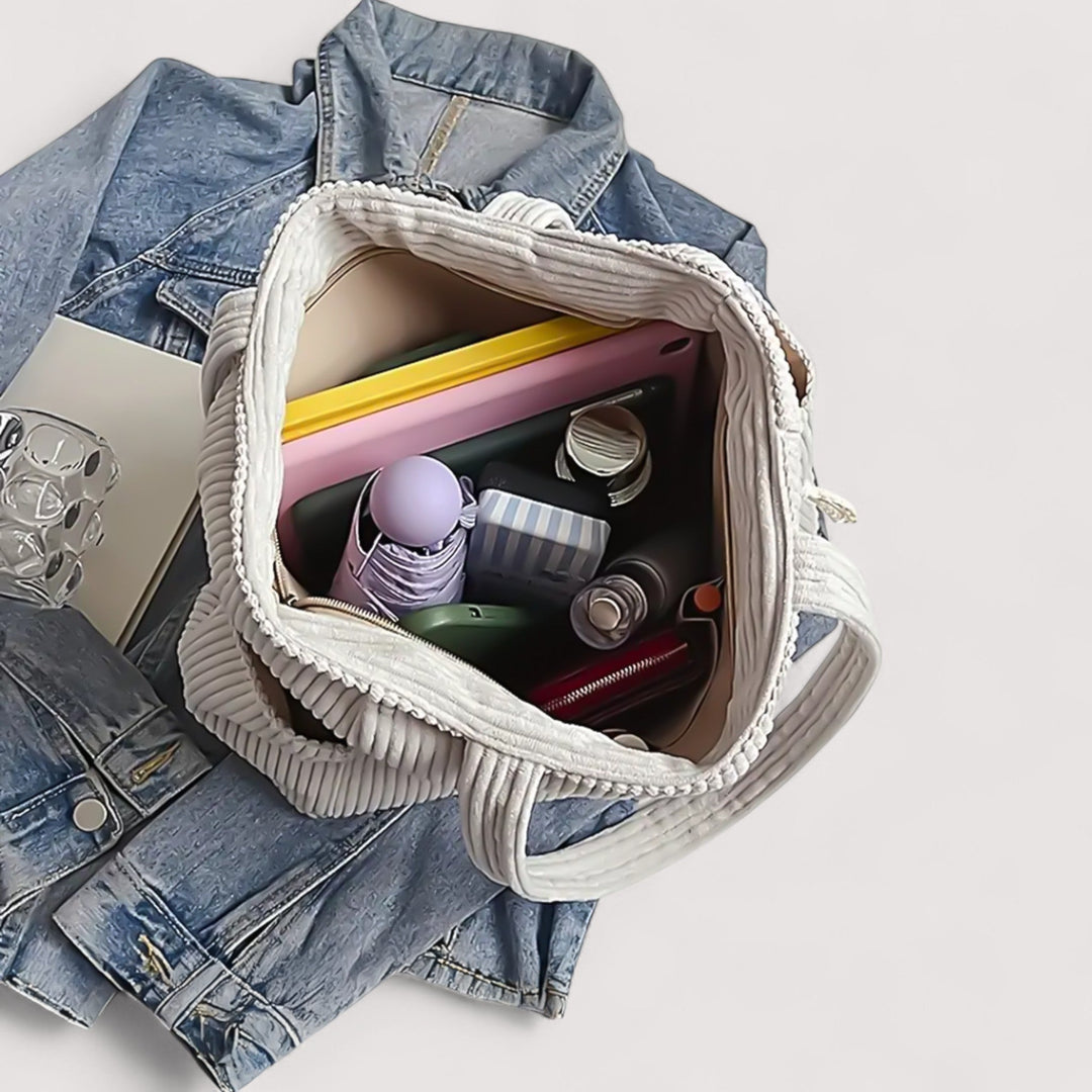 Lauren | Borsa a spalla in velluto a coste