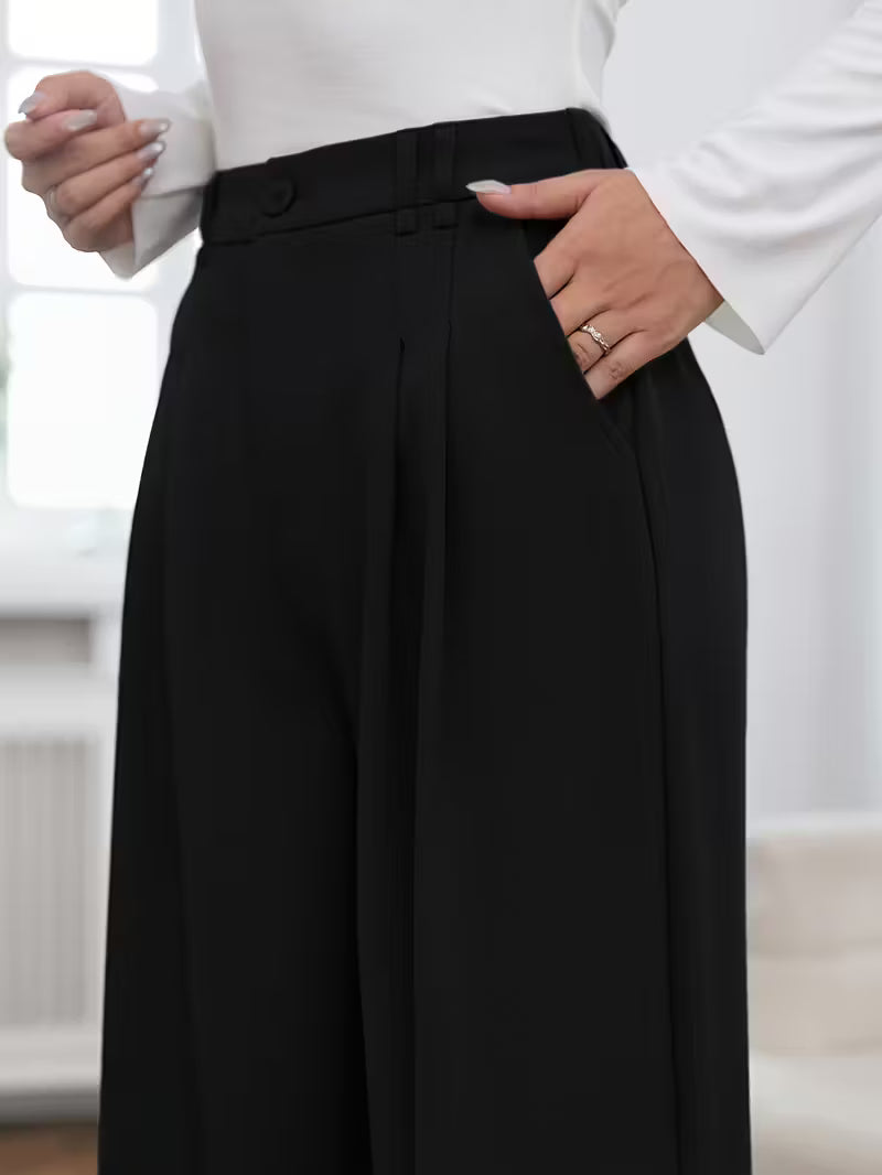 Alba | Pantaloni Eleganti a Gamba Larga