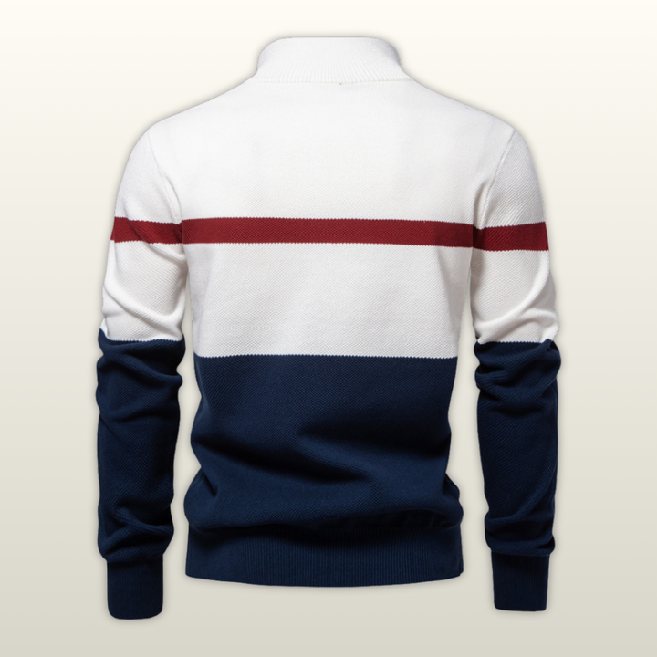 Lorenzo | Maglione a Mezza Zip Classico