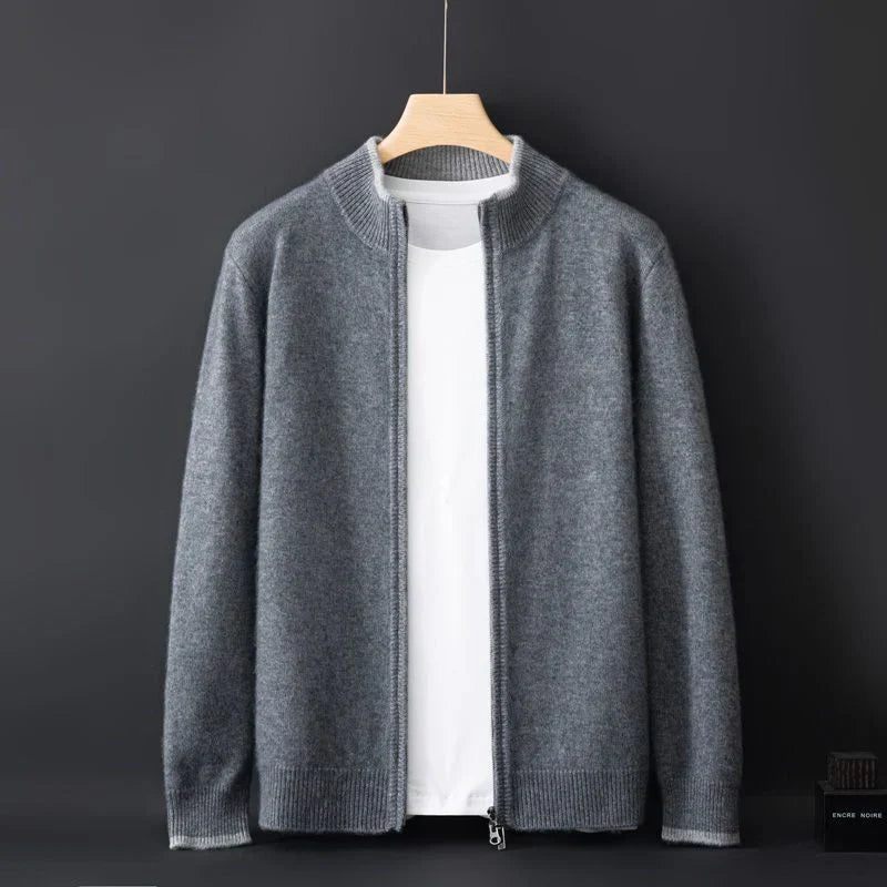 Giacca Zip in Cashmere Riku