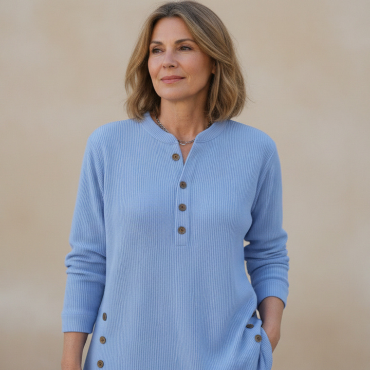 Laura | Maglia Morbida a Maniche Lunghe in Tricot