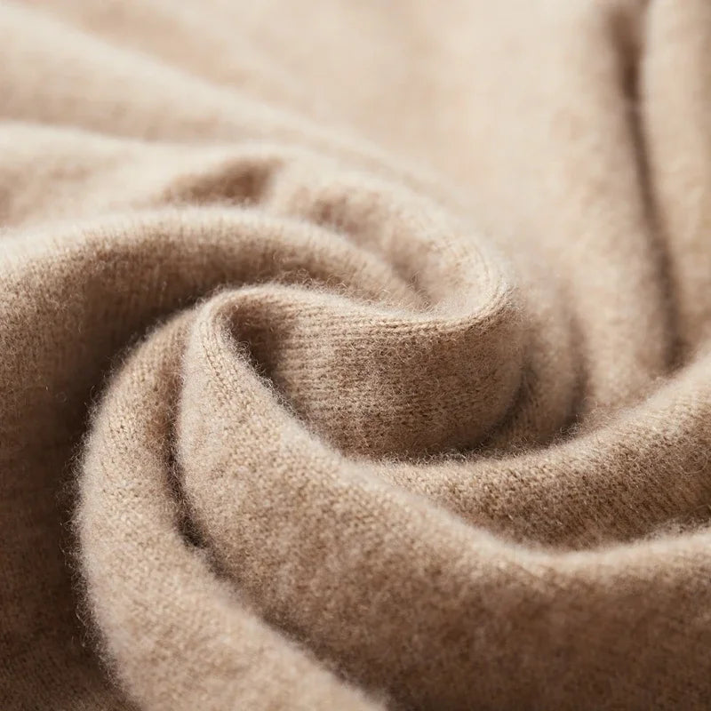 Felpa con cappuccio in lana Merino