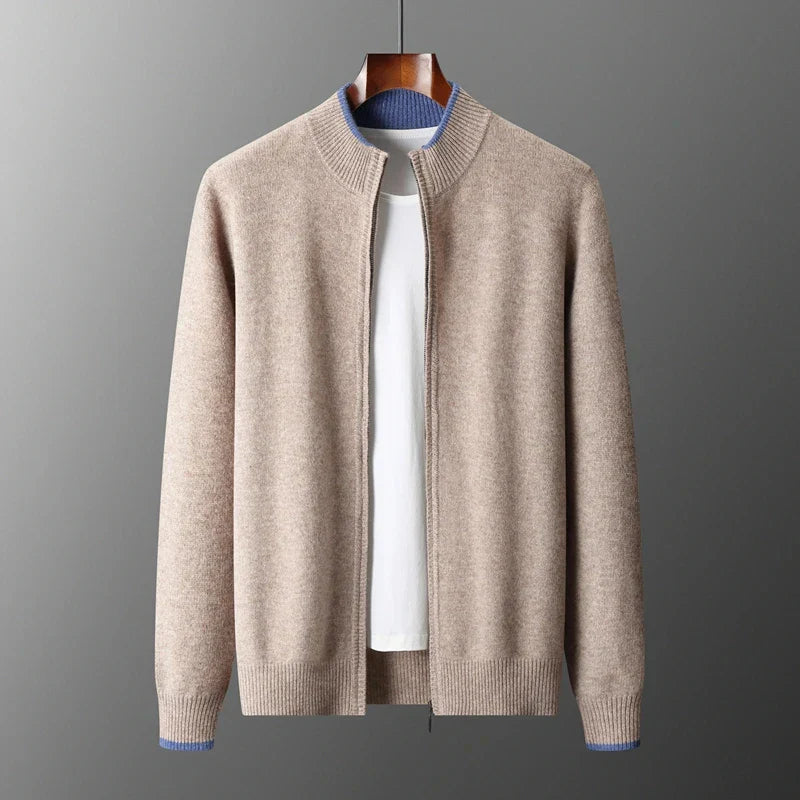 Giacca Zip in Cashmere Riku