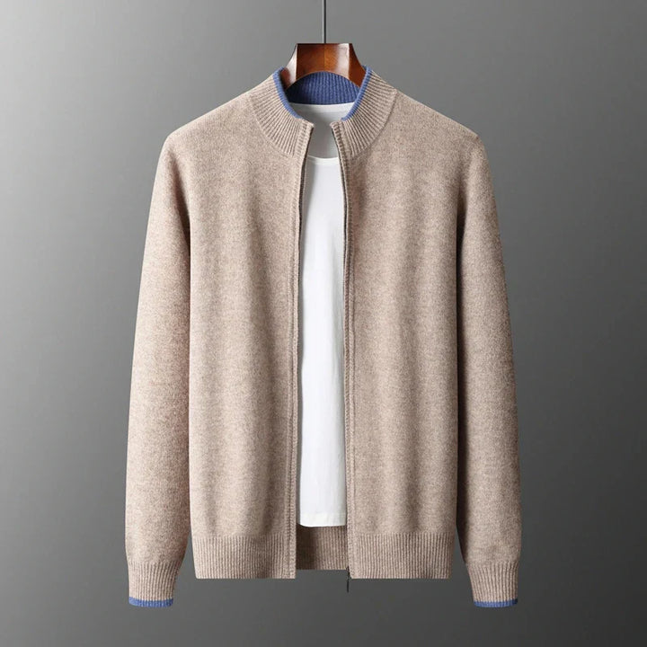 Giacca Zip in Cashmere Riku