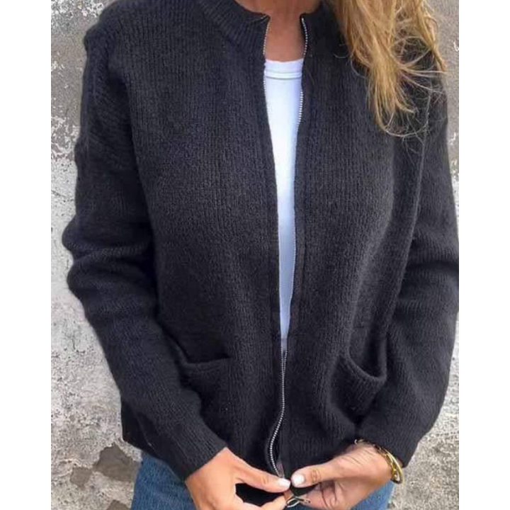 Almira | Cardigan Casual con Tasche Laterali