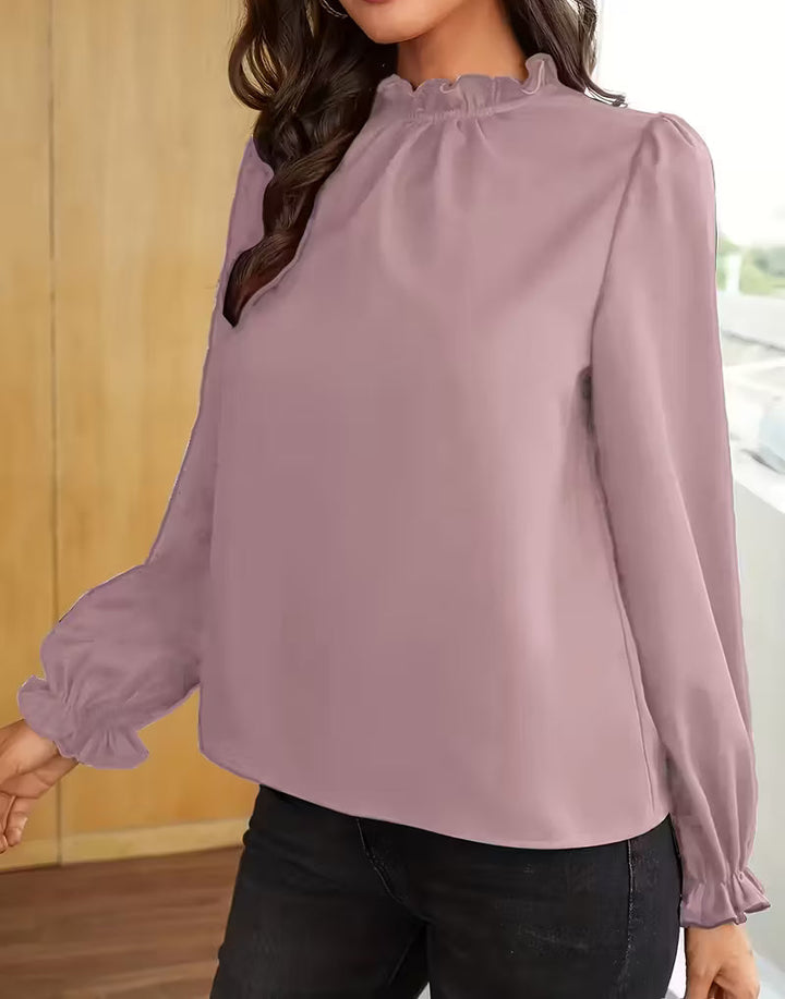 Viola | Blusa Elegante con Maniche a Sbuffo