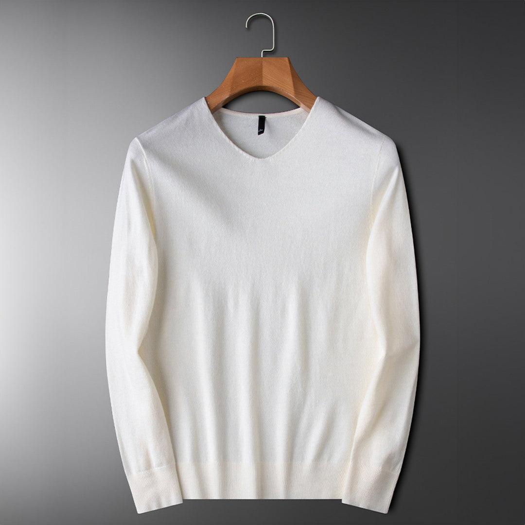 Maglione V-Neck in Cashmere Martin