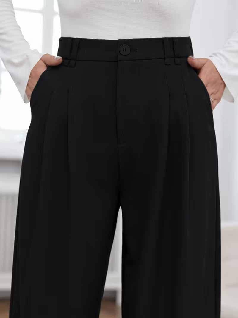 Alba | Pantaloni Eleganti a Gamba Larga
