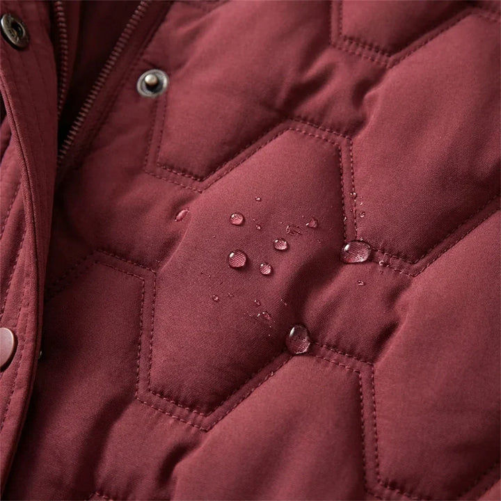 Giulia | Cappotto lungo imbottito con cappuccio